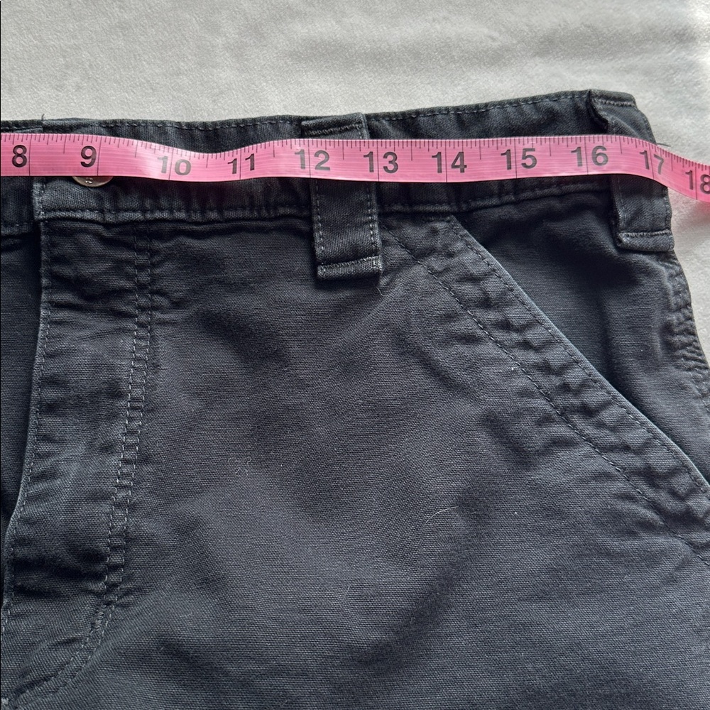 EUC Men’s Carhartt B151 Work Pants size 33x32 Black - Picture 6 of 6